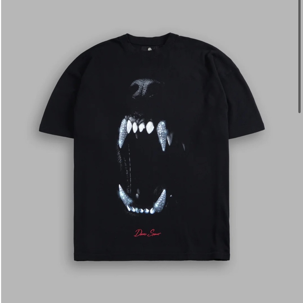BLOOD THIRSTY FUTURE "PREMIUM" OVERSIZED TEE IN BLACK